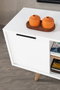 Hanah Home Sina 3318 Soporte para TV Blanco y Nogal